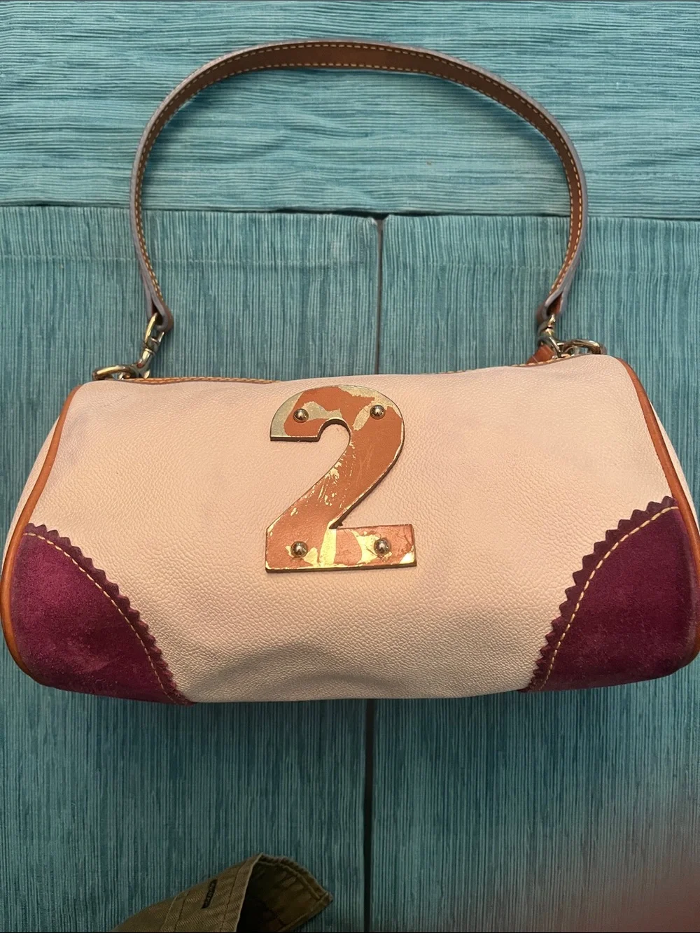 Y2K Dooney and Bourke / Lindsay Lohan hearts and charms bag #2. - Picture 3 of 15